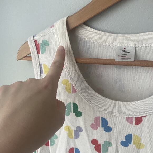 HANNA ANDERSSON DISNEY MICKEY MOUSE WOMEN'S TANK TOP PAJAMAS SZ M - Picture 4 of 7